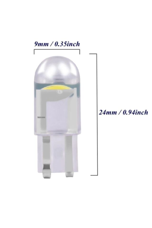 Yeni Nesil T10 Led Dipsiz W5w Beyaz Park Tavan Plaka Ampülü