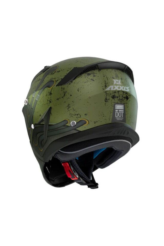 HUNTER SV TOXIC C6 MAT YEŞİL ÇİFT VİZÖRLÜ ÇENE VE TENTE ÇIKAN MODÜLER KASK