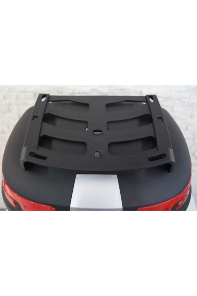 Sl-45 Motosiklet Arka Çanta Topcase Siyah Kırmızı Camlı Full