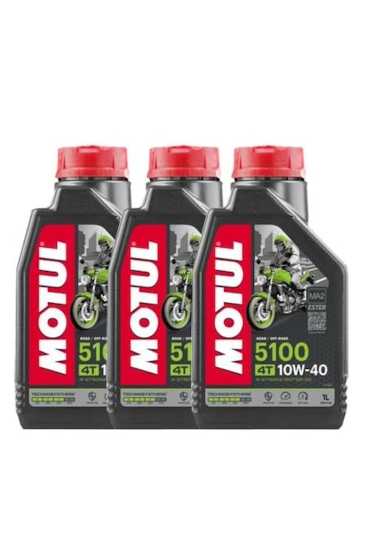 5100 4t 10w-40 1 Lt ( 3adet ) Motosiklet Motor Yağı 1 L