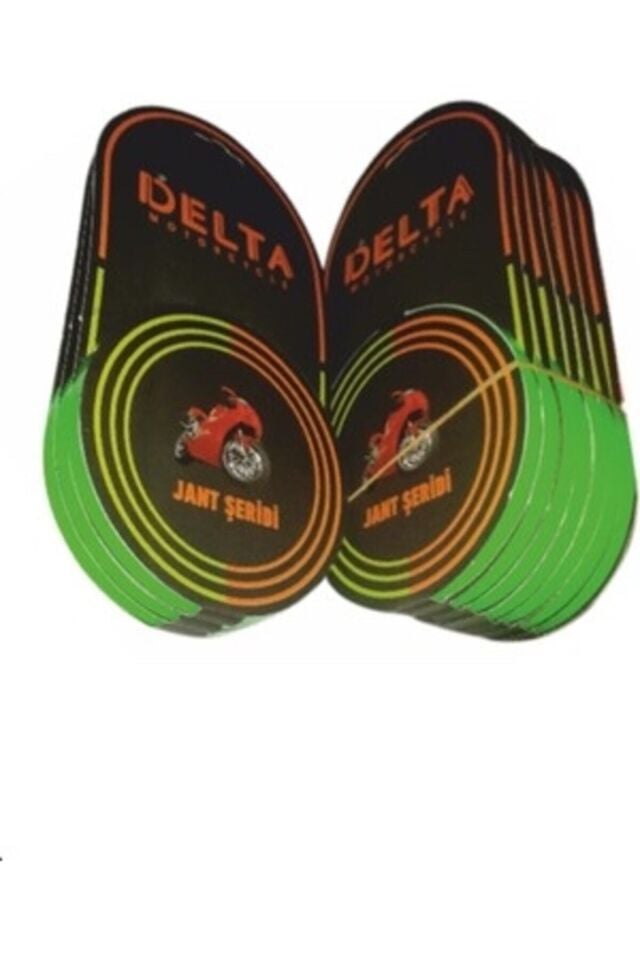 Motorsiklet Jant Şeridi Yeşil