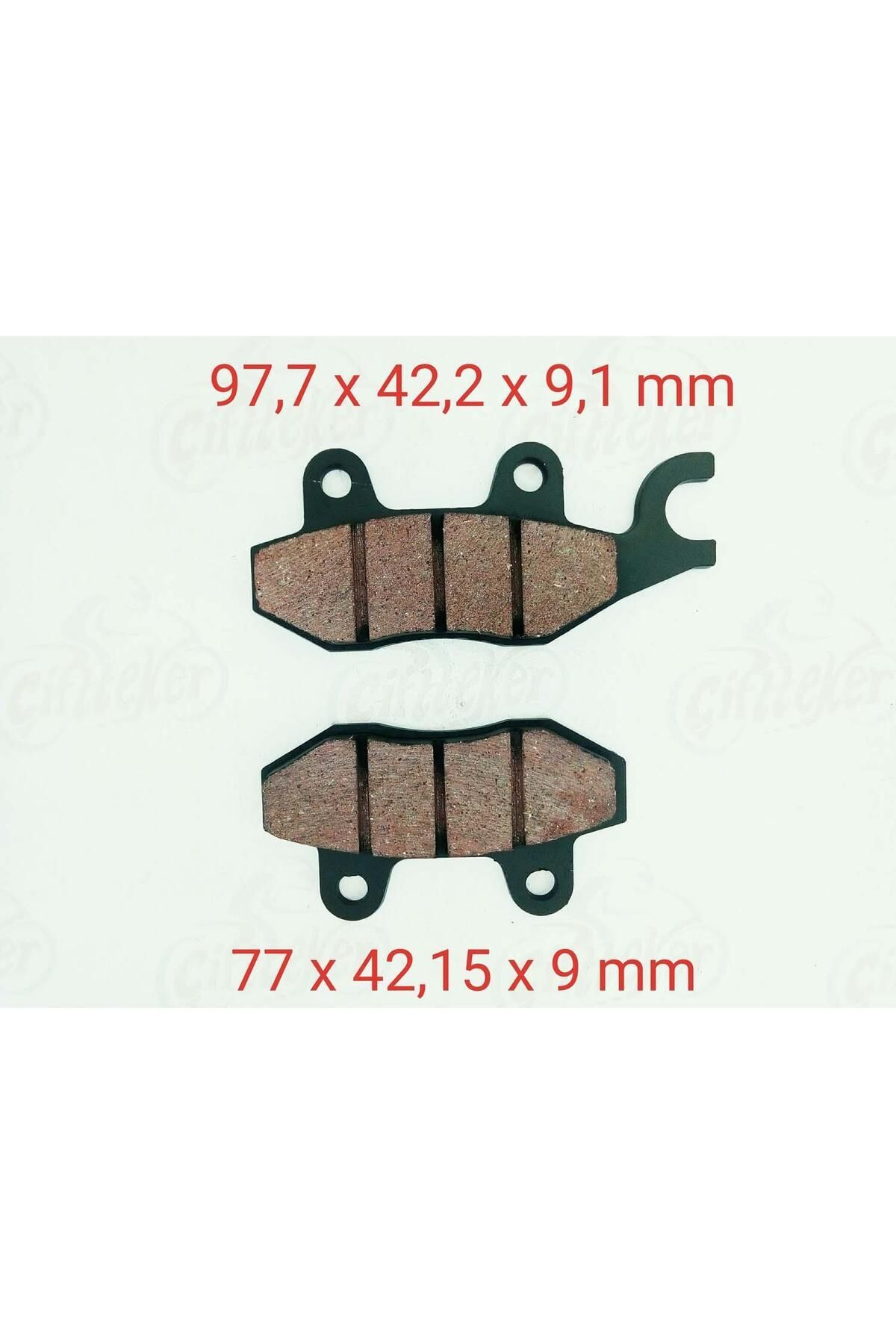 250mct-mc Mc-x Buffalo Delta Ön Fren Disk Balatası 9 Mm