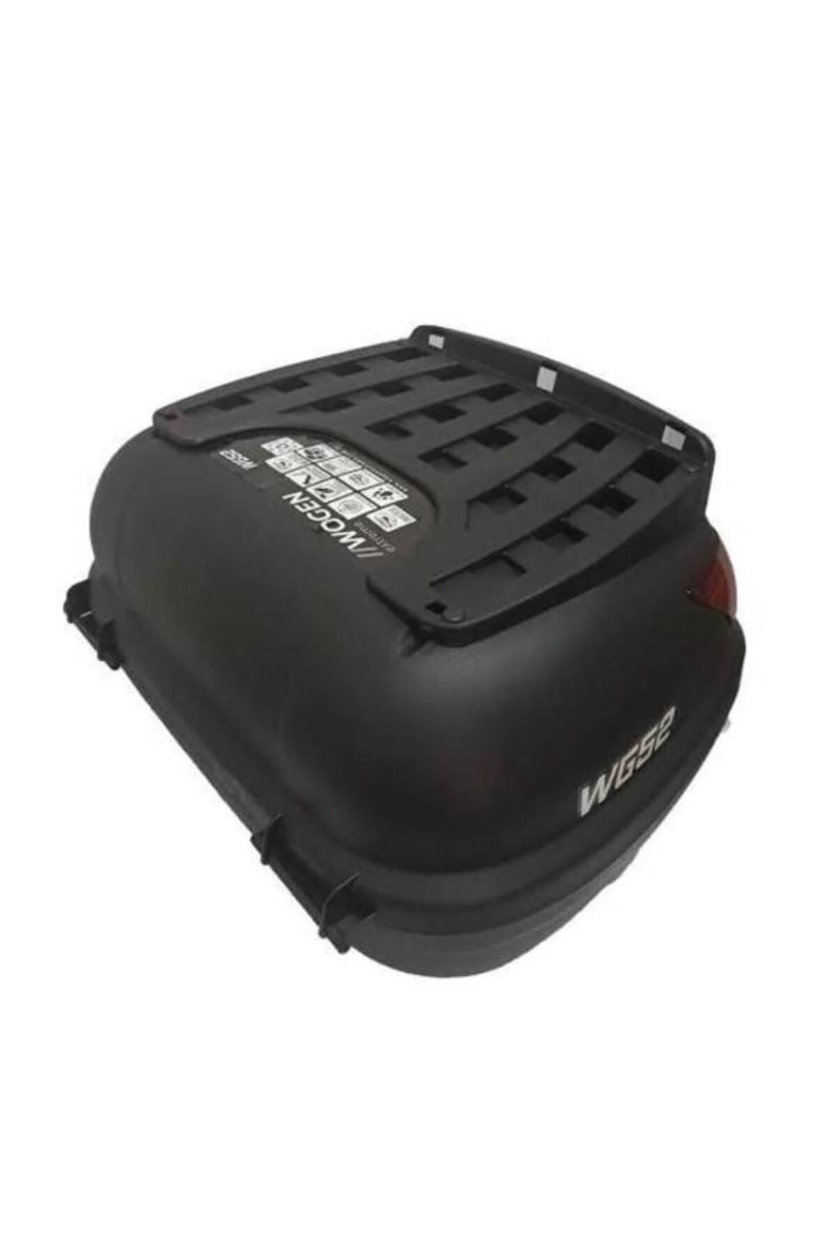 Wogen 52lt Sırt Dayamalı ( Premium ) Motorsiklet Arka Çanta Topcase Siyah 52 Litre