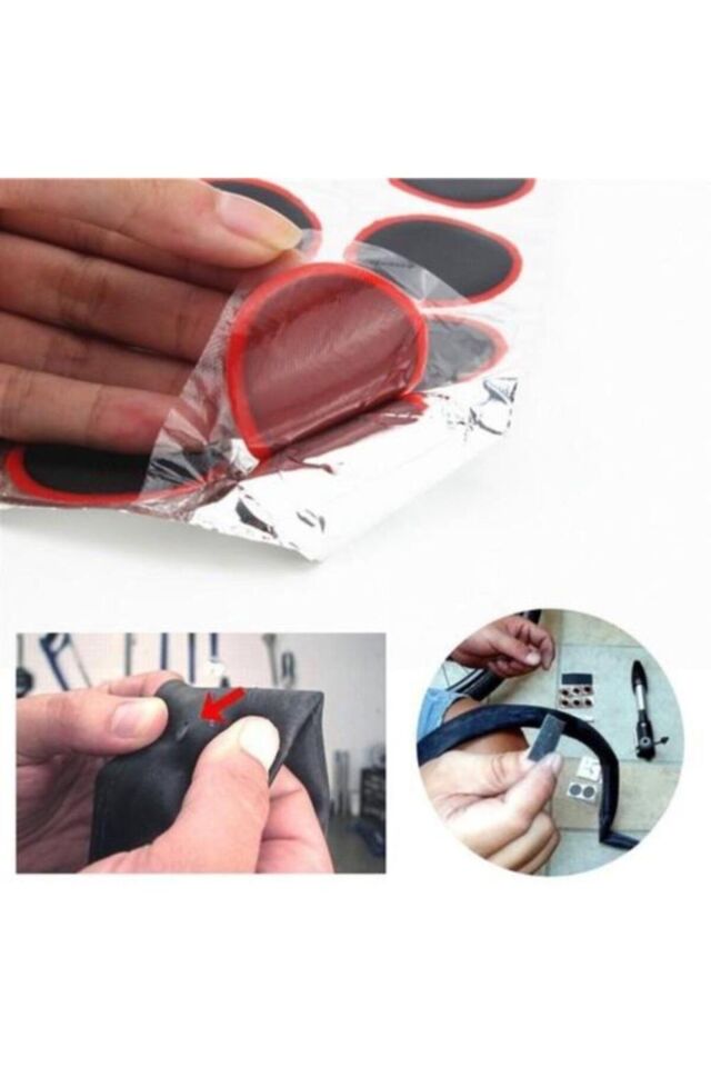 Bisiklet Yaması Tamir Seti Motosiklet Yaması Iç Lastik Yaması 48 Adet