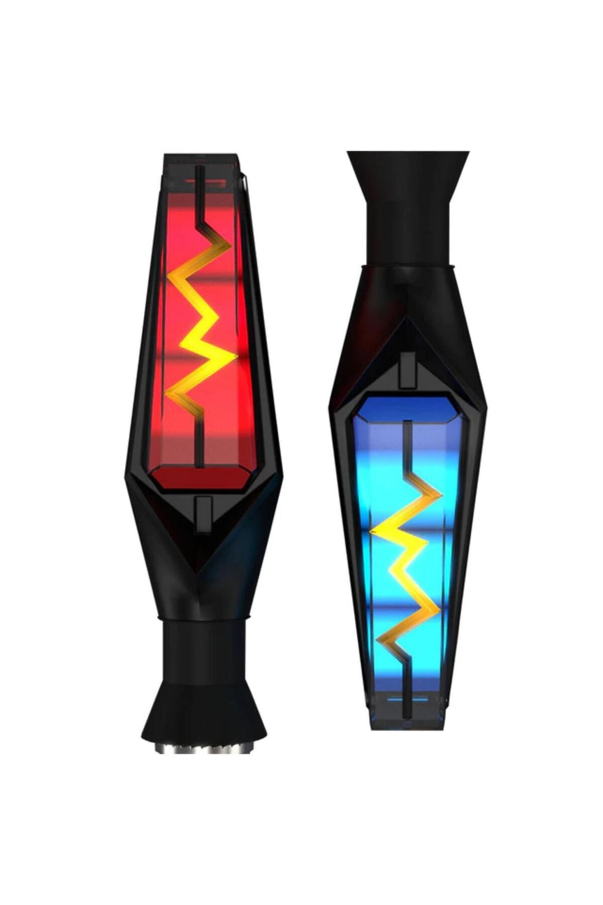 12v Led Motosiklet Sinyal Lambası Kayan Ledli Lüx 2li