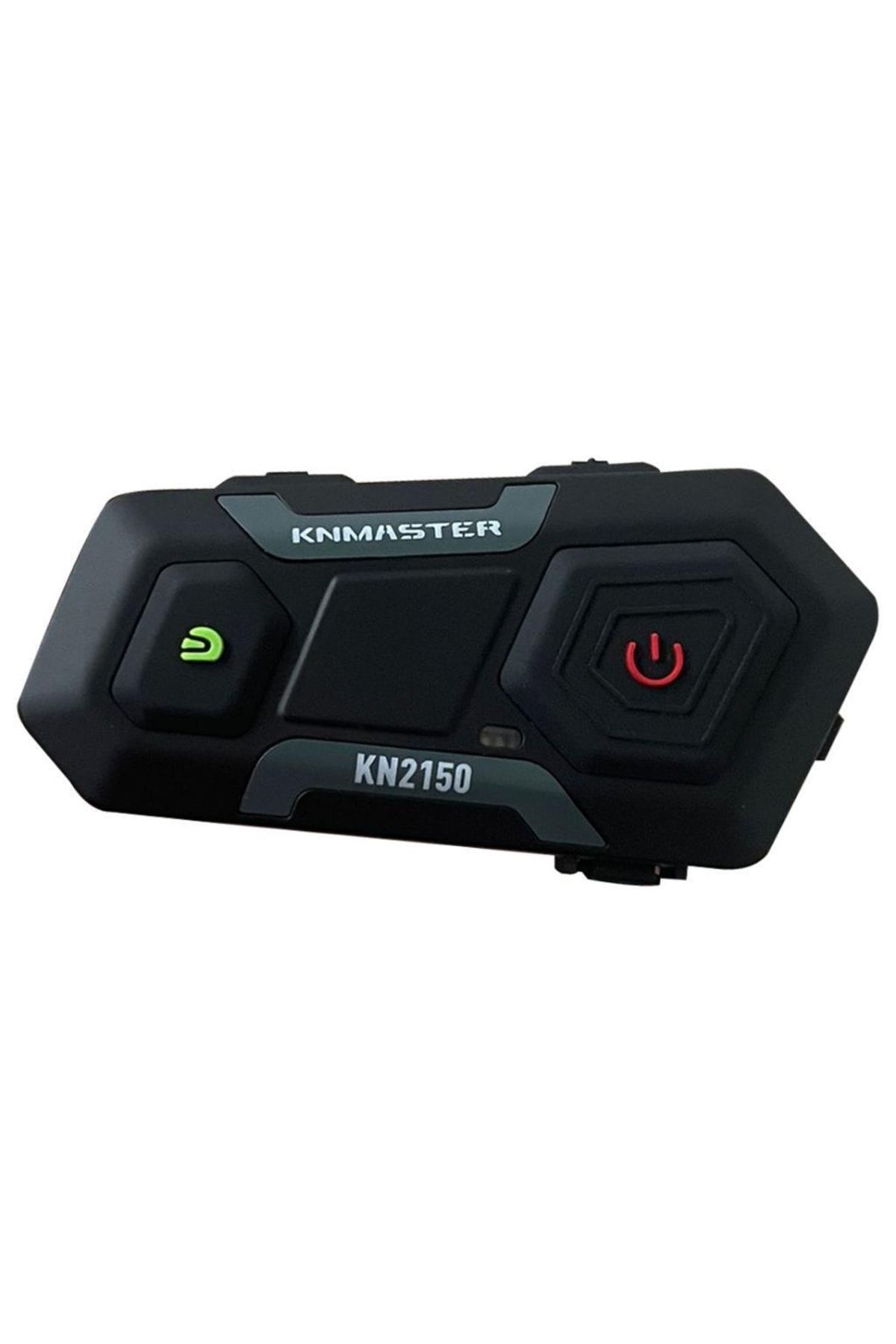 Kn2150 Motosiklet Kask Interkom Bluetooth Intercom Kulaklık Seti Gri Hediye Seti