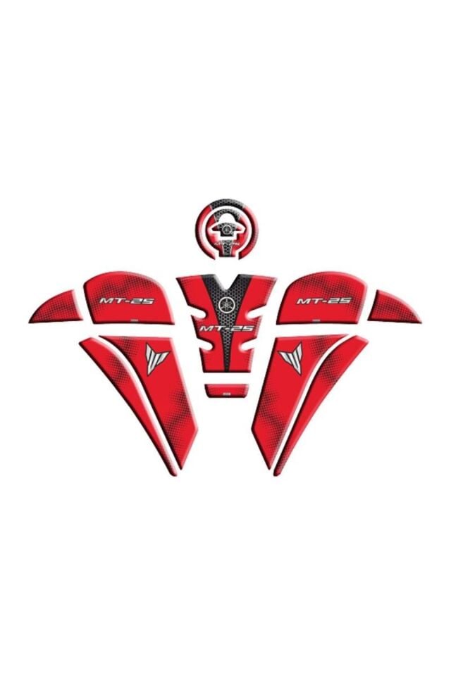 Mt25 2020-2021 Uyumlu Tank Pad Set 004