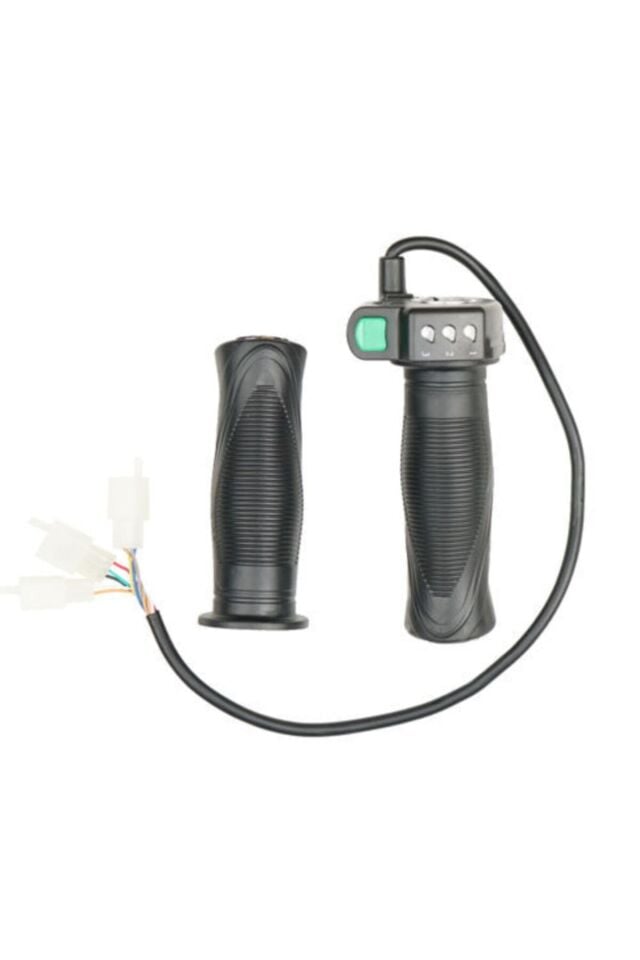 Sağ - Sol Işikli 3 Vites E-bike Gaz Kolu