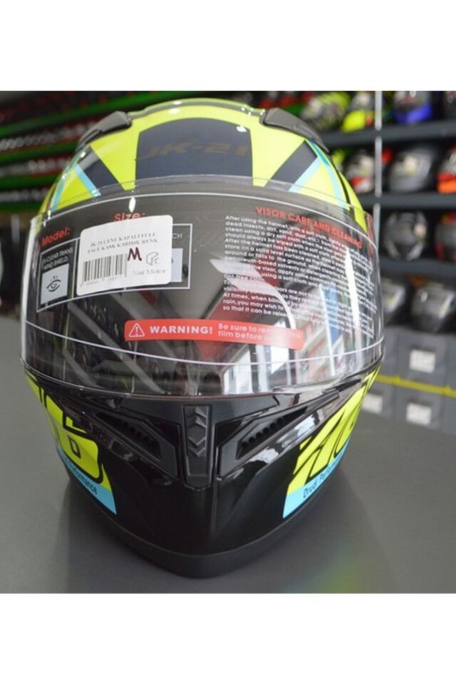 Jk-21 Full Face Renkli Kask