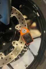 6mm 120 Db Güvenlik Sertifikalı Motosiklet Alarmlı Disk Kilidi