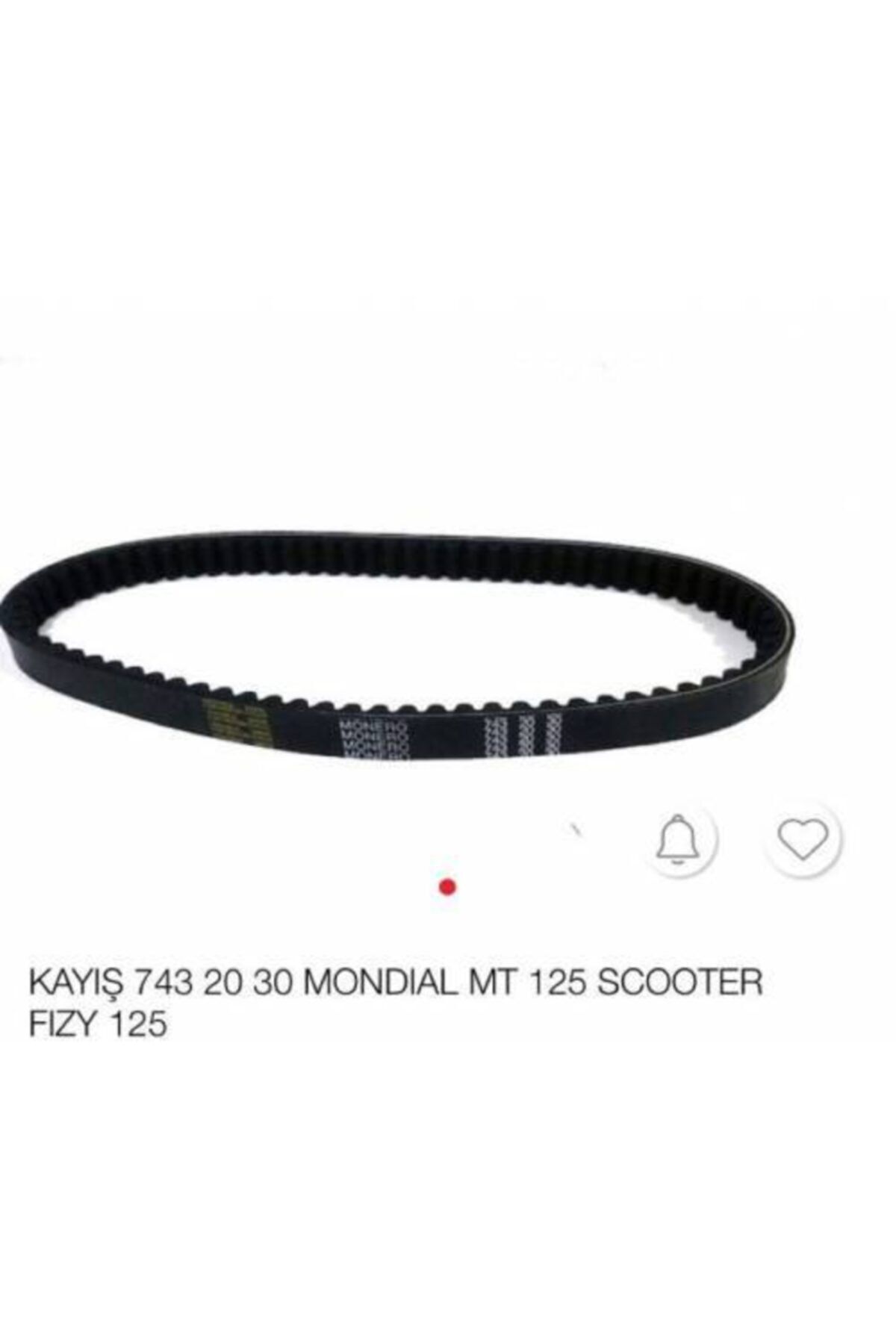 Kayış 743 20 30 Mondıal Mt 125 Scooter Fızy 125