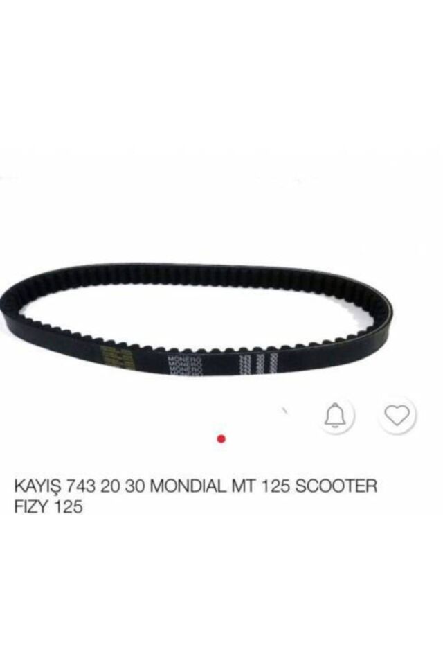 Kayış 743 20 30 Mondıal Mt 125 Scooter Fızy 125