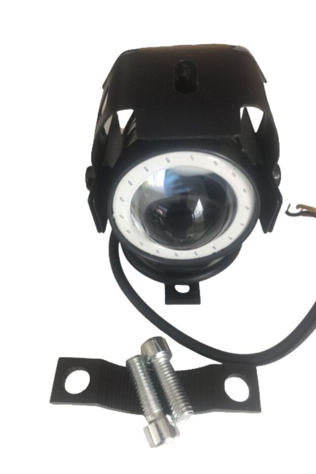 Motosiklet Sis Farı 12 V Mini Beyaz Angelli Beyaz Işık 041 20 46