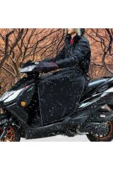 Motosiklet Scooter Rüzgar Yağmur Koruyucu Diz Bacak Vücut Koruma Örtü Rüzgarlık