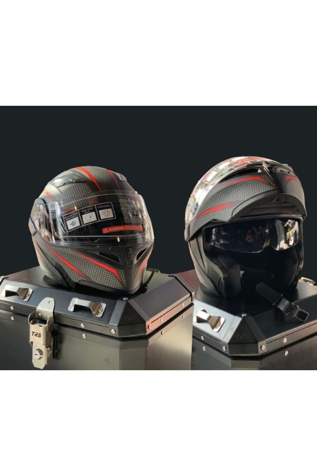 Jk 21 Çeneden Açılır Kask B1