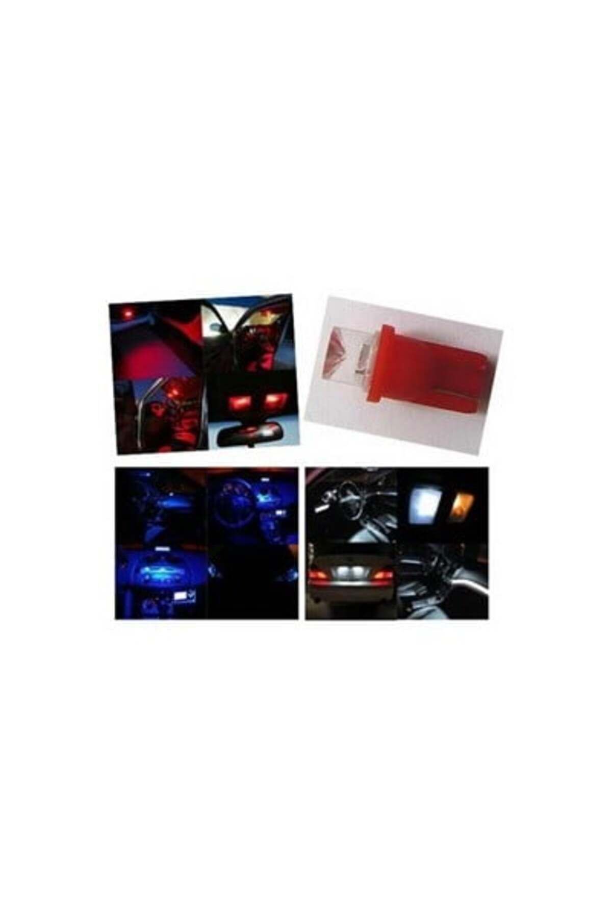 Dipsiz Led Ampul T10 Kırmızı 2'li 5631002