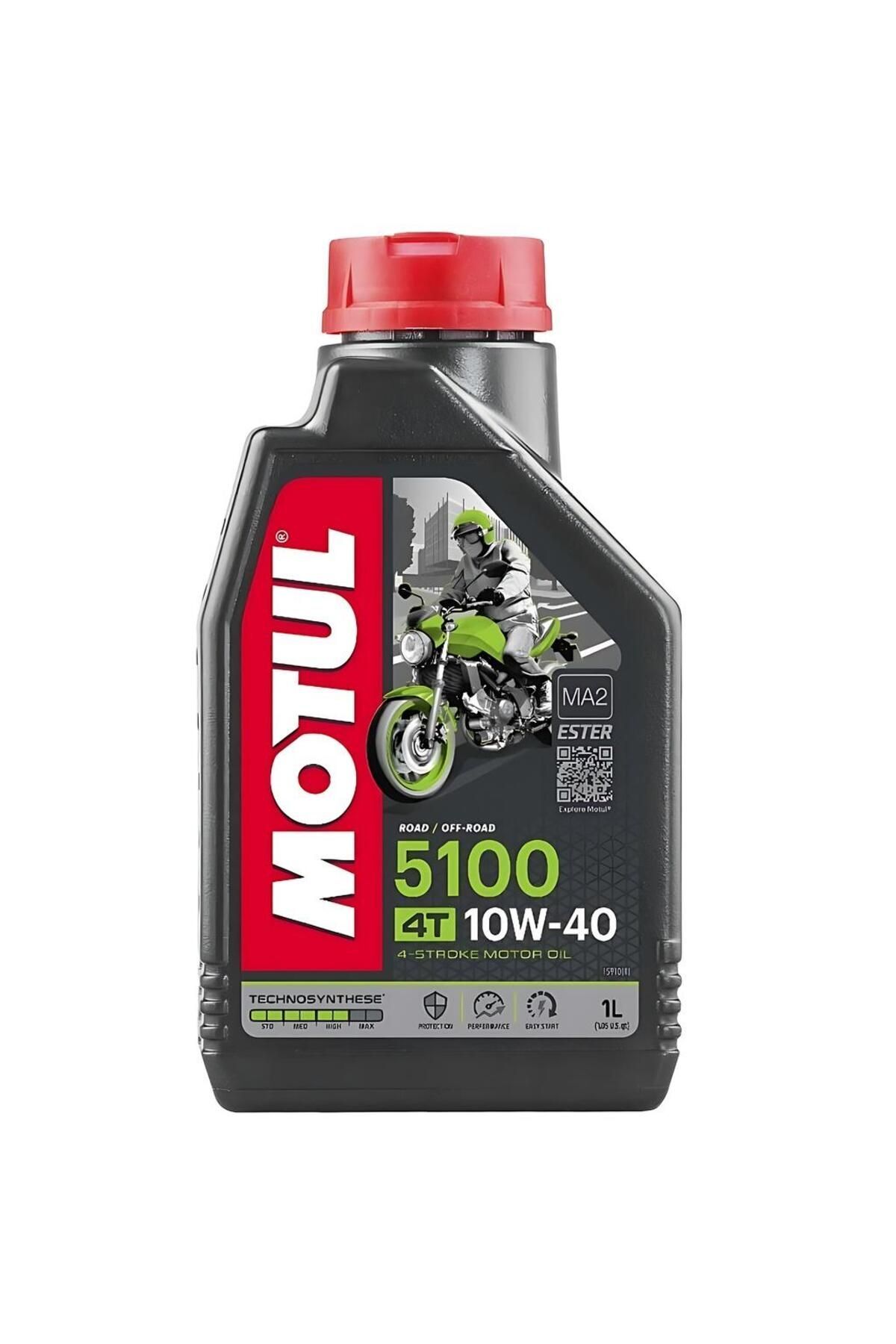 5100 10w40 1 Lt. 4 Zamanlı Motosiklet Yağı Made In France