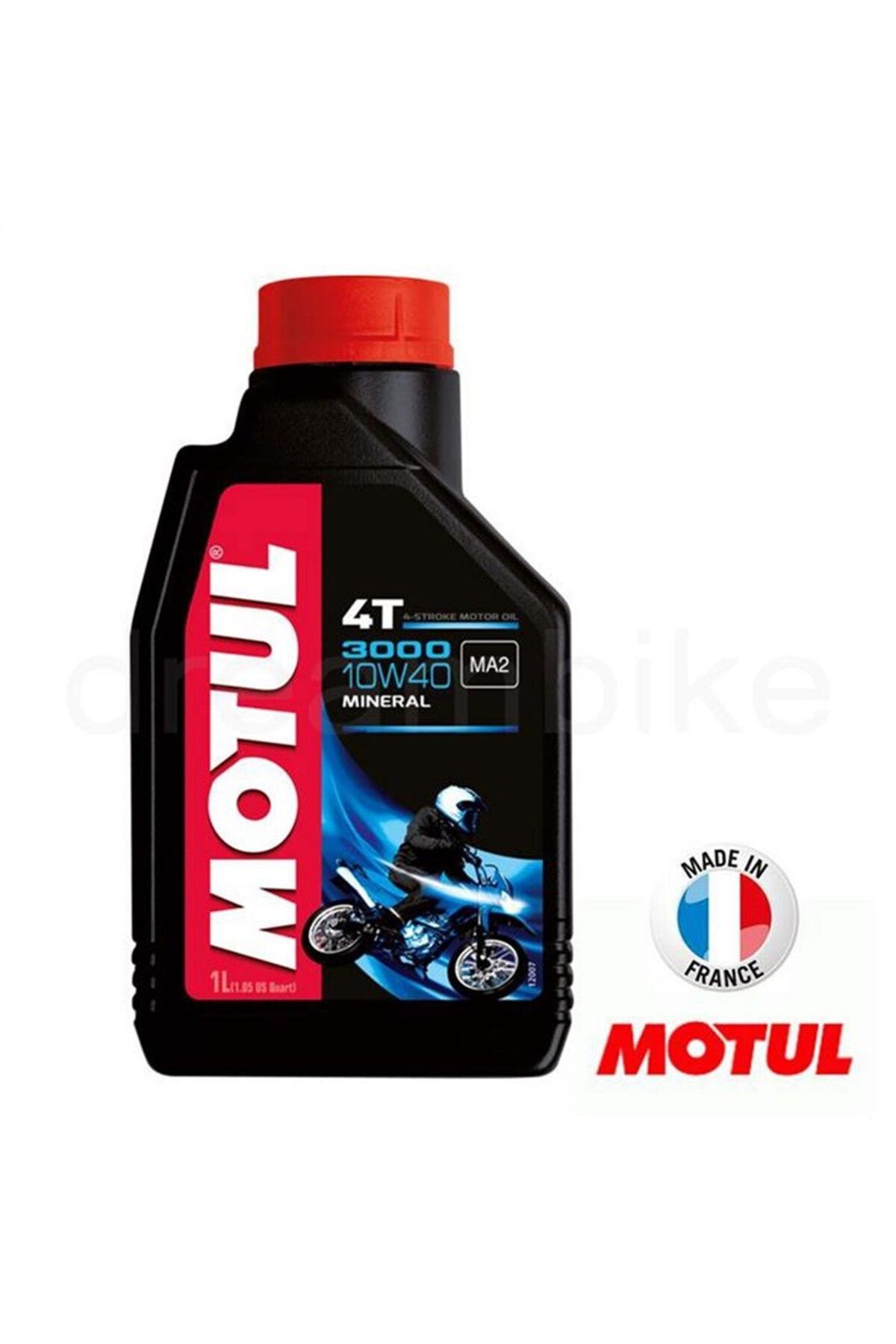 3000 10w40 4 Zamanlı Motosiklet Yağı 1 Lt. Made In France
