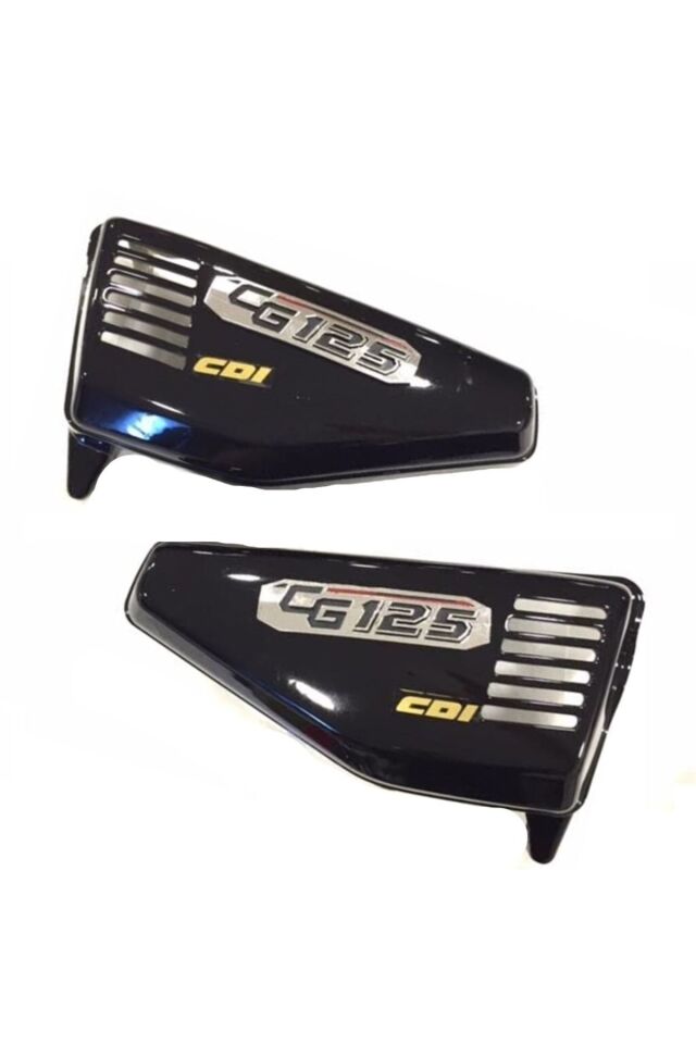 Motorsiklet Cg 125 Siyah Depo Ve Yan Kapakları Set Cg Modellere Uygun Set