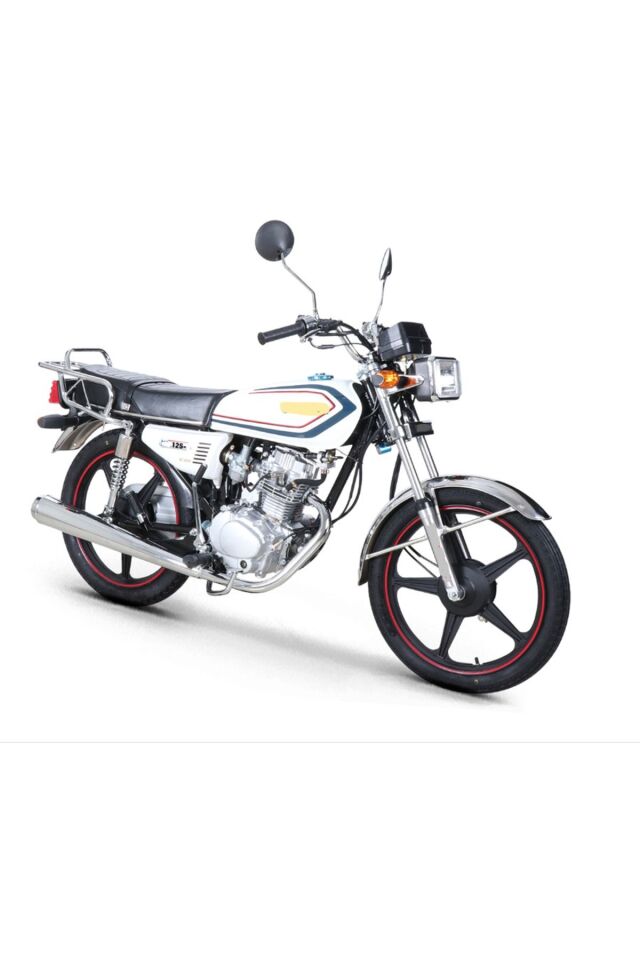 Motorsiklet Cg 125 Beyaz Depo Ve Yan Kapakları Set Cg Modellere Uygun Set