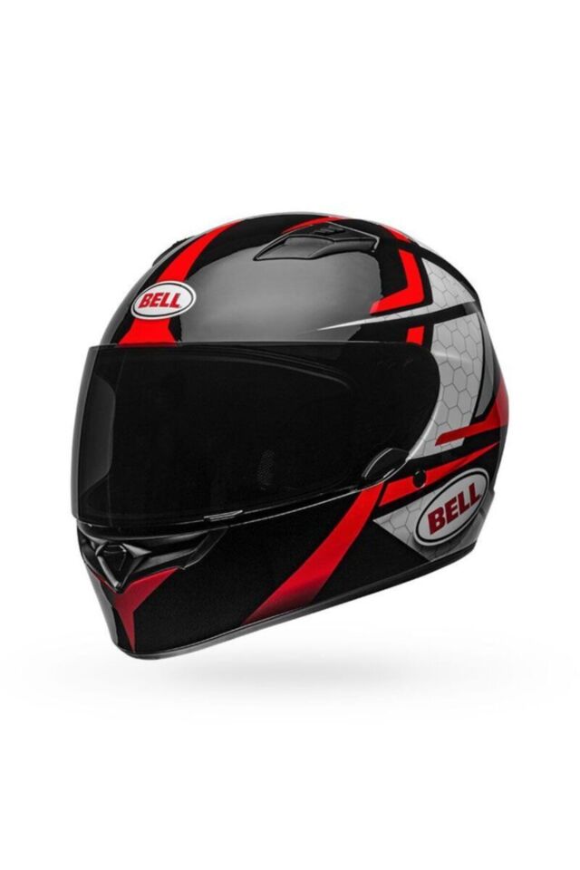 Qualifier Flare Gloss Siyah Kırmızı Motosiklet Kaskı