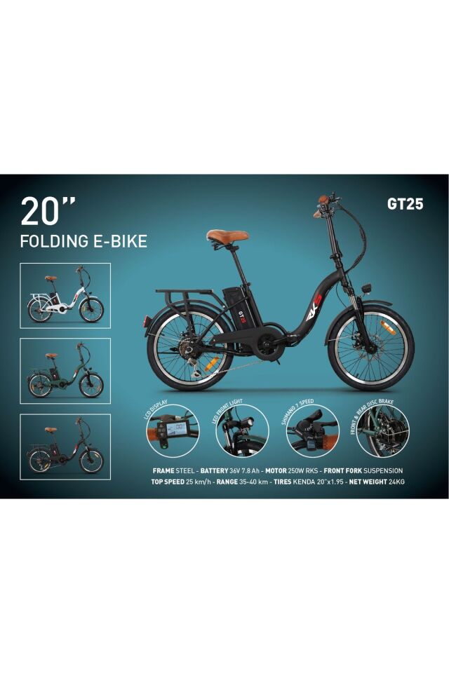 Gt25 Katlanabilir E-bike