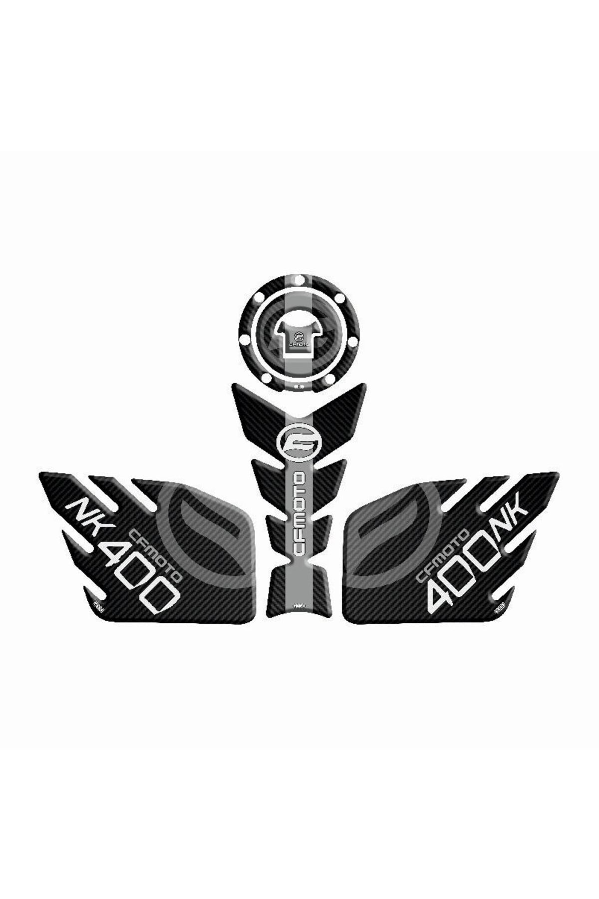 Cf Moto Nk 400 Tank Pad Seti Gri