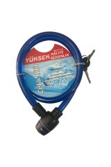 Bisiklet Kilidi 2 Anahtarlı Yüksek Kalite Çelik Kilit 15x1000mm