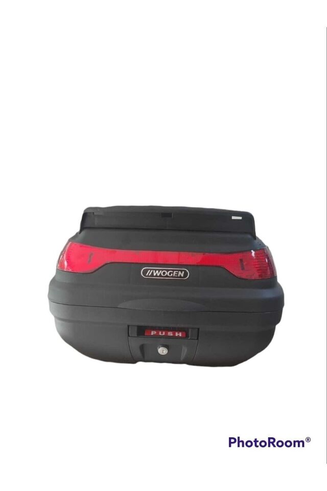 Wogen Wg52 Basic 52litre Motorsiklet Arka Çantası Siyah Renk - Sırt Dayamasız Basic Model -