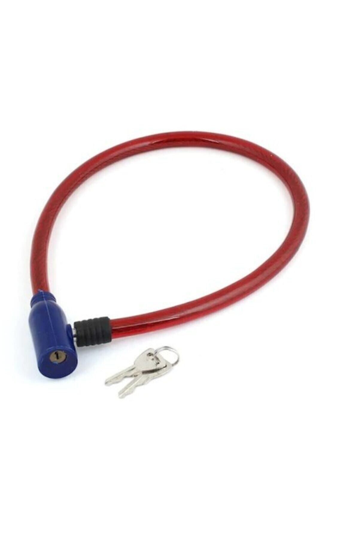 Anahtarlı Ince Bisiklet Kilidi 60 Cm