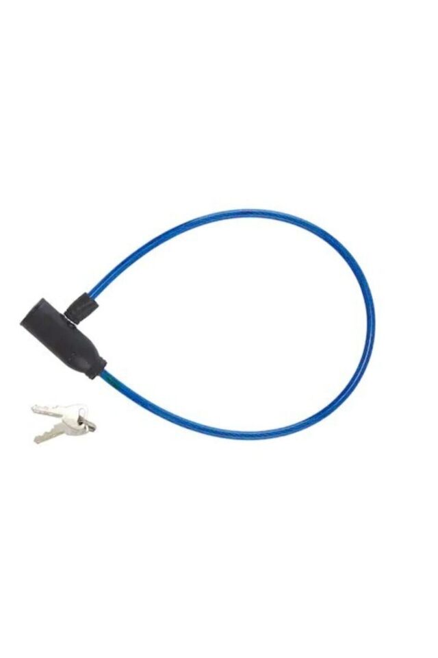 Anahtarlı Ince Bisiklet Kilidi 60 Cm