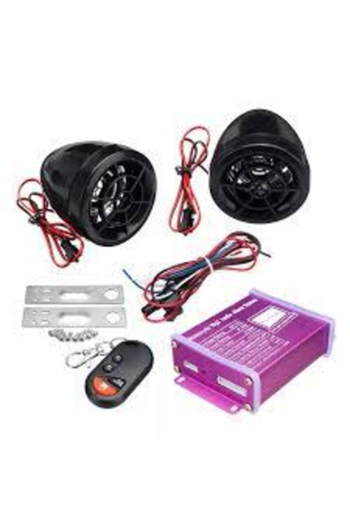 Motosiklet Alarm Seti - Uzaktan Çalıştırma - Flaş Bellek-ö