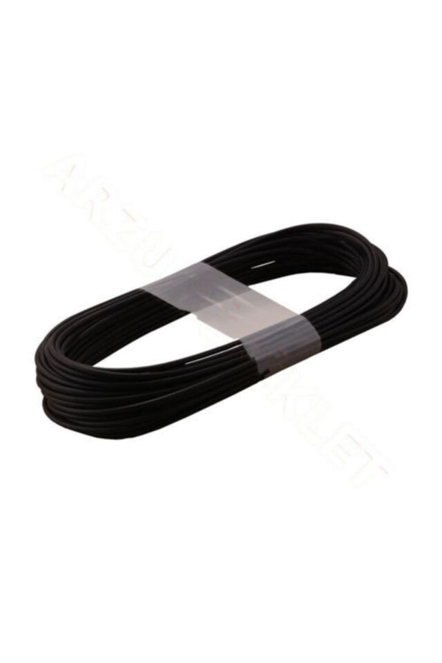 Metre Dış Kablo Siyah 5 mm 2p Teflonlu 1 mt