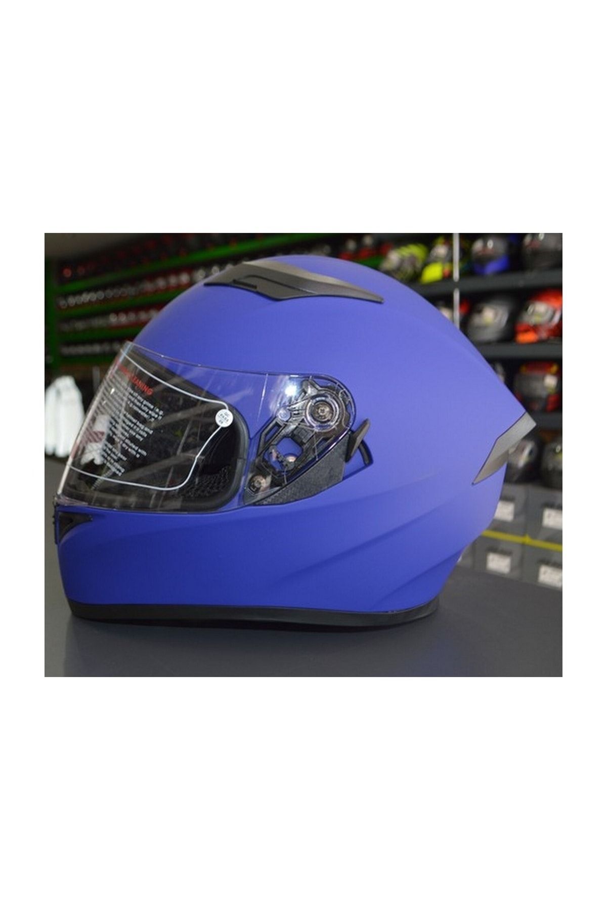 Jk-21 Full Face Mat Mavi Kask Tyc00481510942