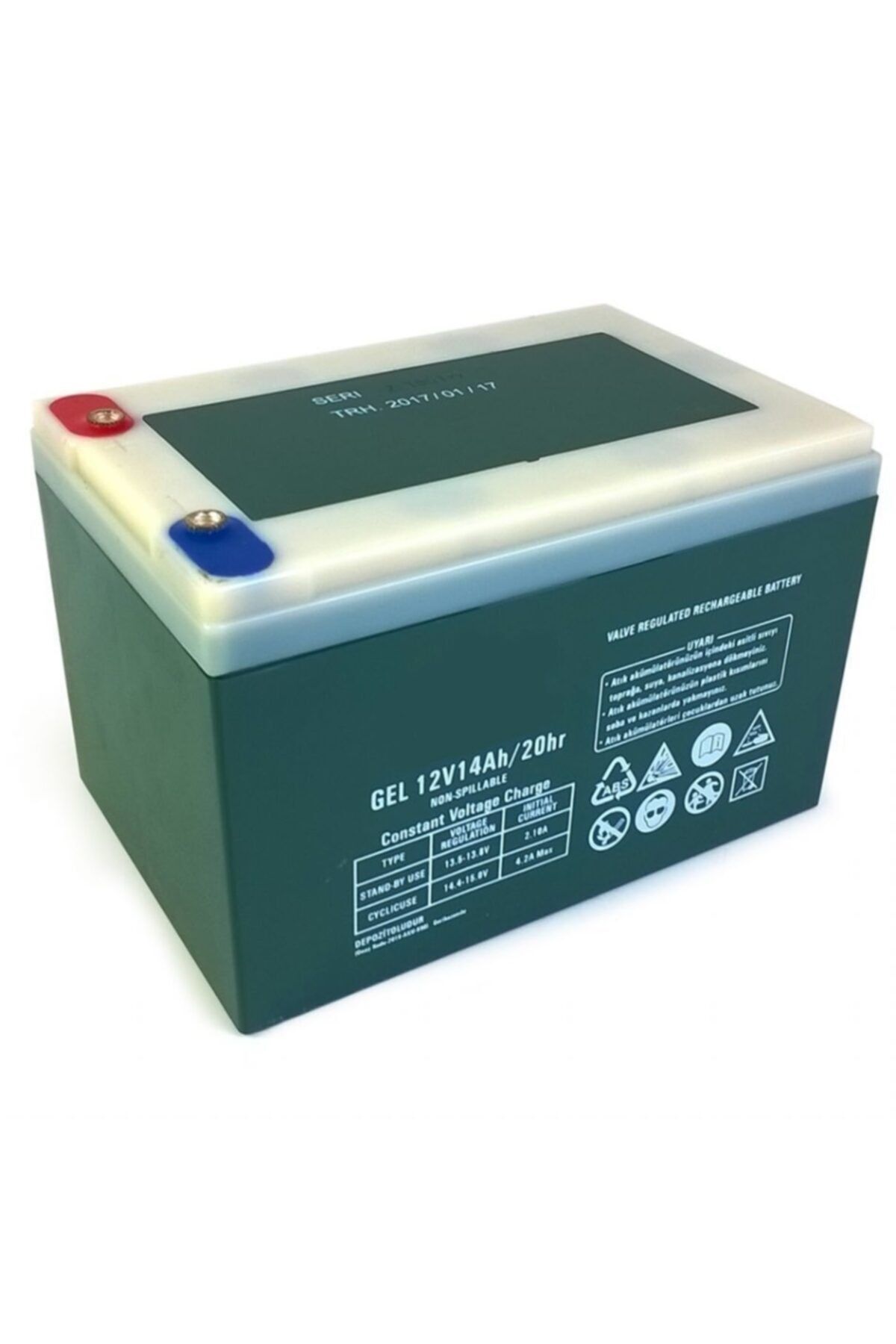 Elektrikli Bisiklet 12 Volt 14 Amper Akü