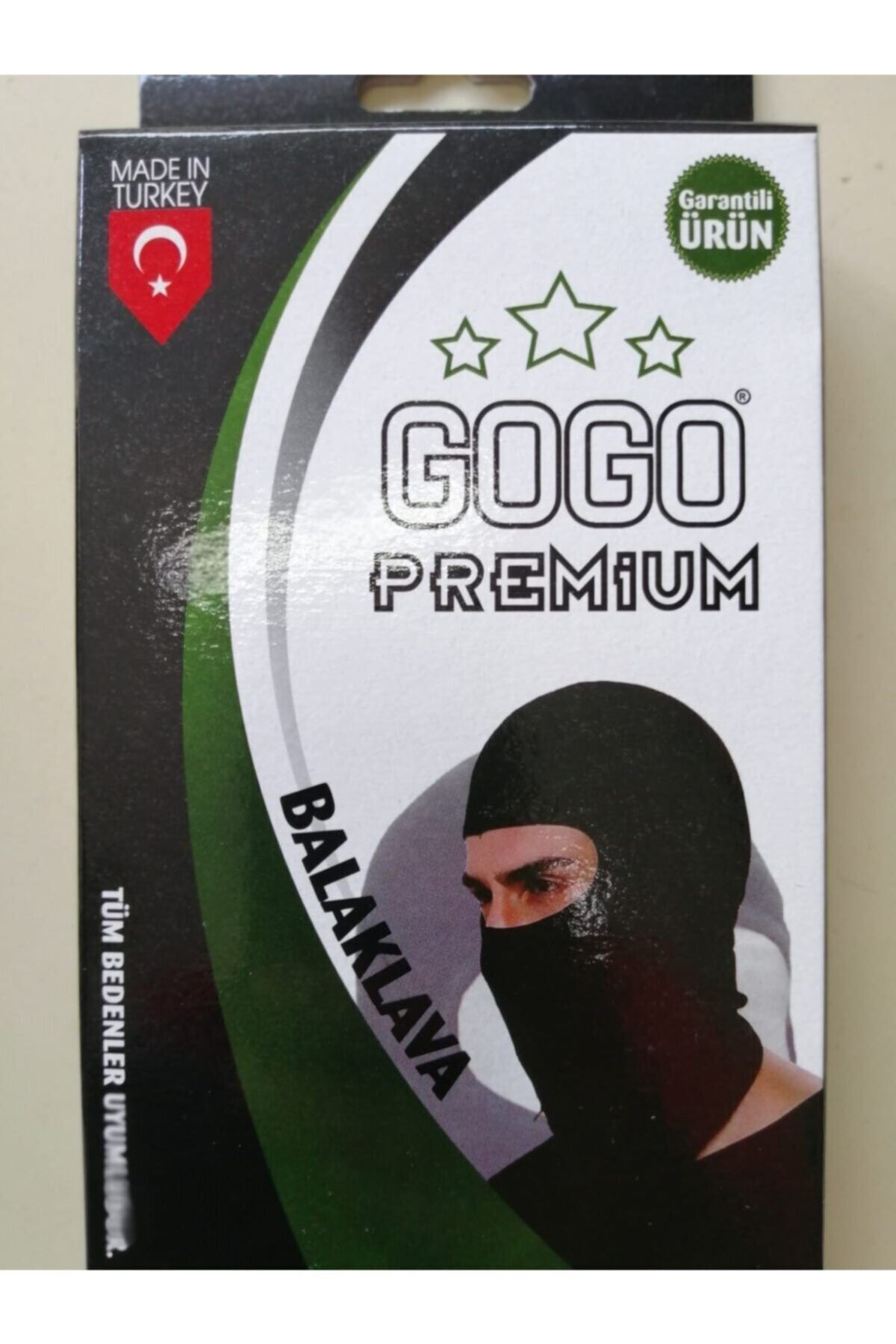 Motosiklet Balaklava Gogo Maske (standar Beden) Siyah