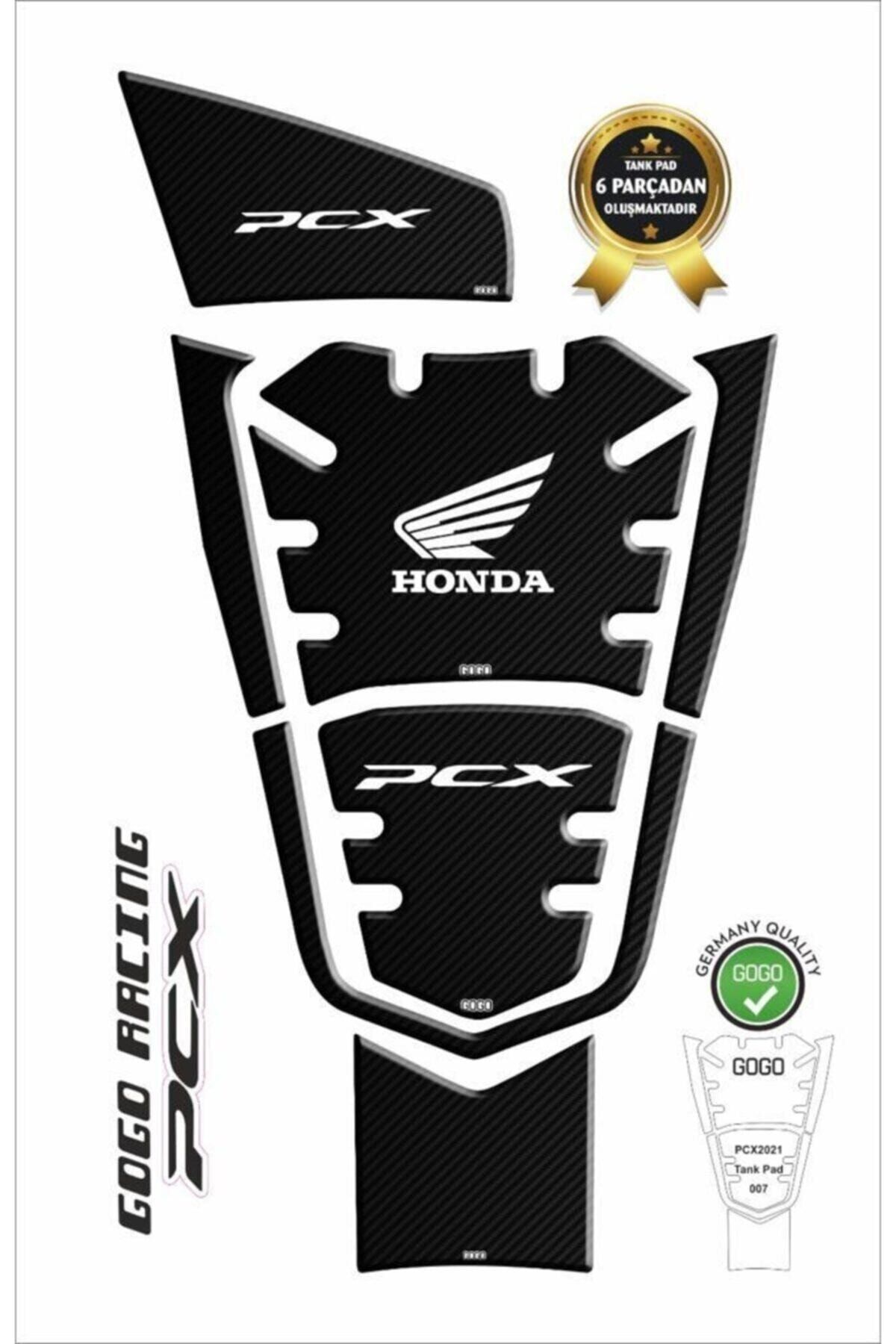 7 Parça 2021 Honda Pcx 125 Tank Pad Seti