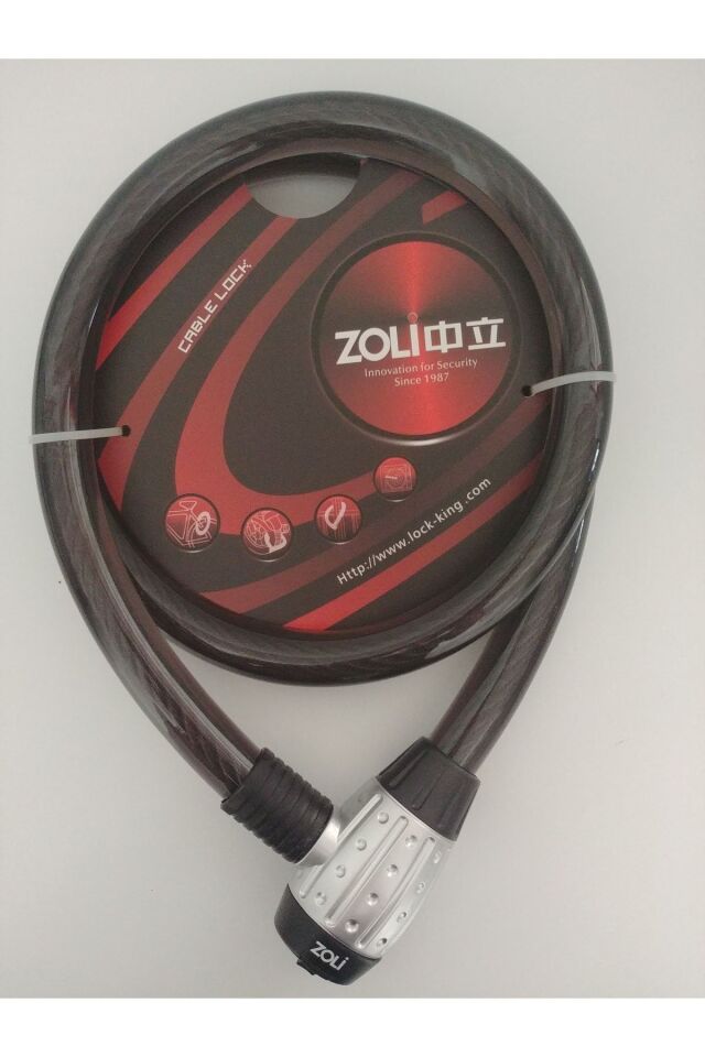 Fyd Zoli Motorsiklet Halat Kilit - Elektrikli Bisiklet 25mm X 150cm Ebatında
