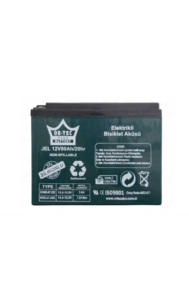 Ortec 12v 80 Ah Akü
