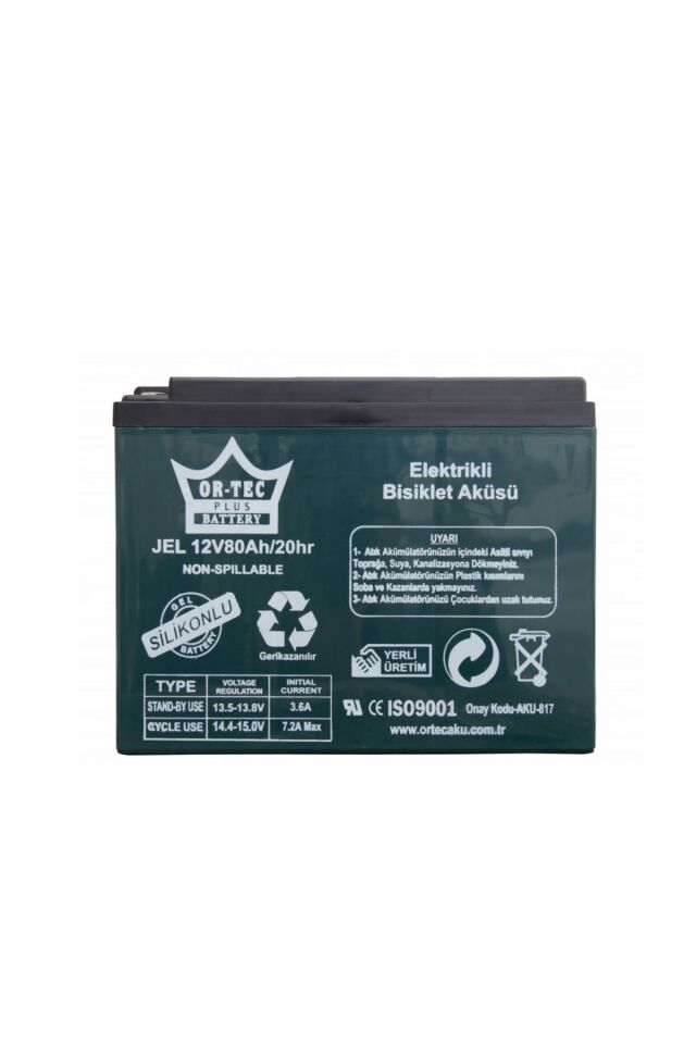 Ortec 12v 80 Ah Akü