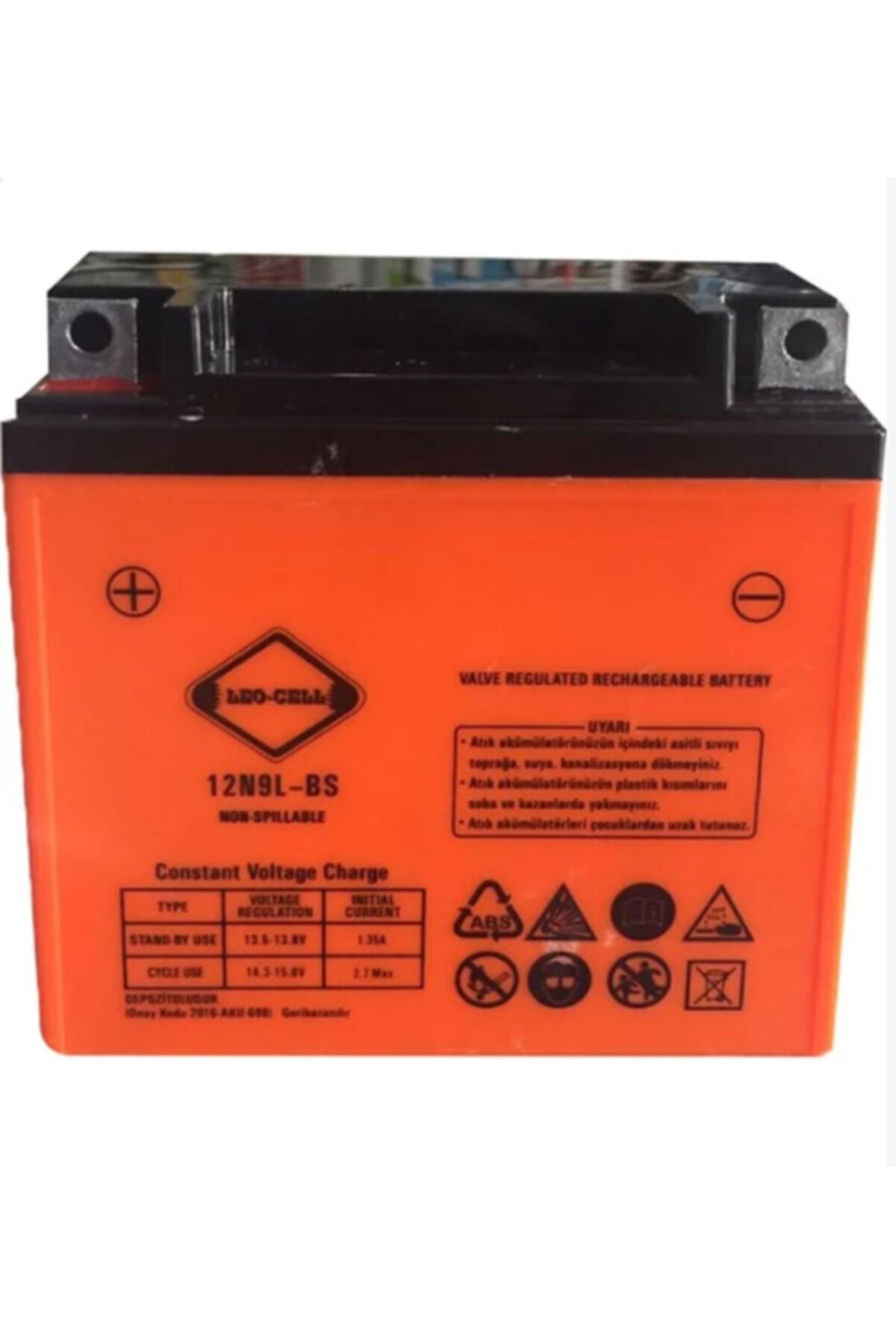 Leocell 12v 9 Ah Motosiklet Aküsü