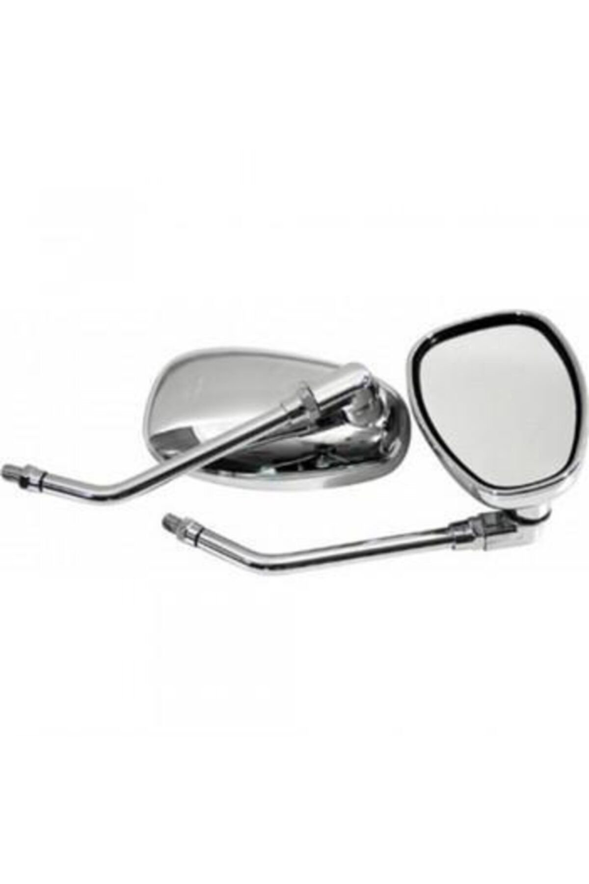 Motosiklet 8 Mm Krom Ayna [oval] Takım Cg, Çıta , Agk Qy-151