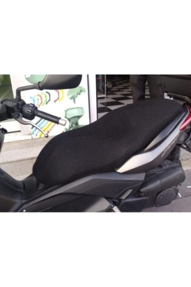 Xmax Gibi Maxiscooter Motosiklet Sele Kılıfı 3d Fileli Model (4xl Ebat)