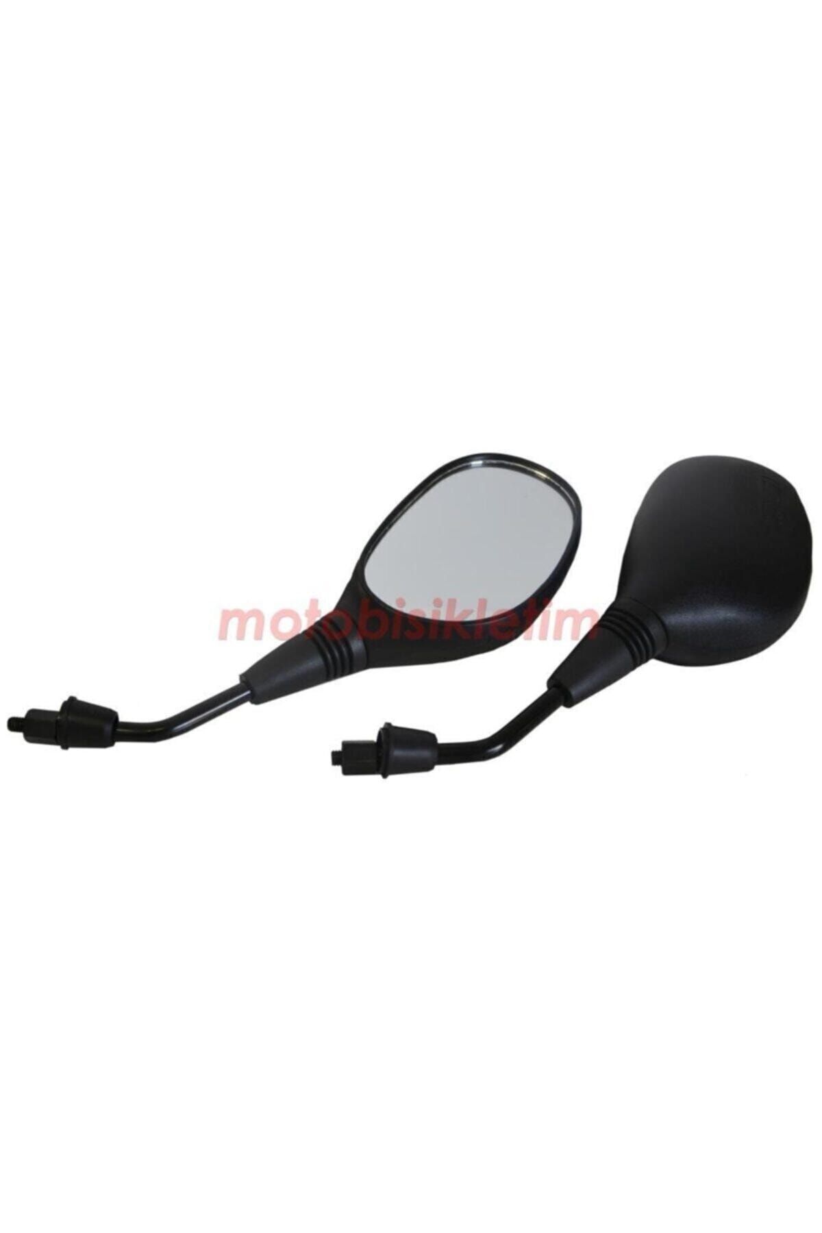 Motosiklet 8 Mm Düz Diş Ayna Takımı Cub - Scooter Qy-256