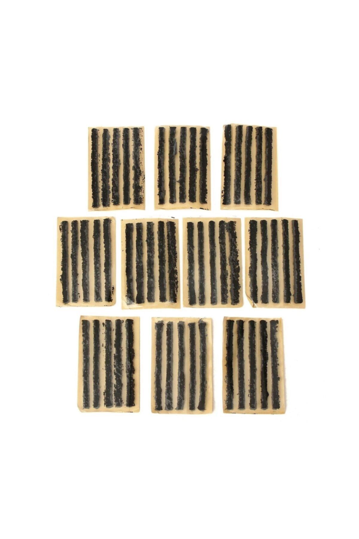 Tubeless Dublex Dubleks Lastik Patlak Tamir Fitil Seti Siyah 4 Set 20 Tane Fitil