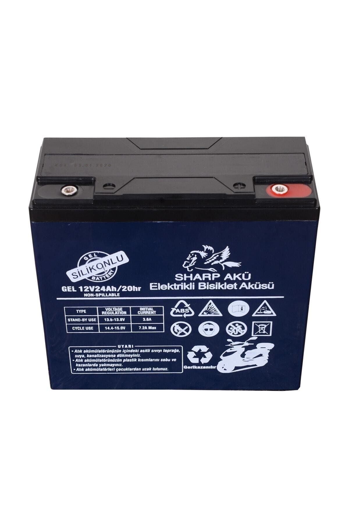 Elektrikli 12 v 24 Ah Motorsiklet Jel Aküsü