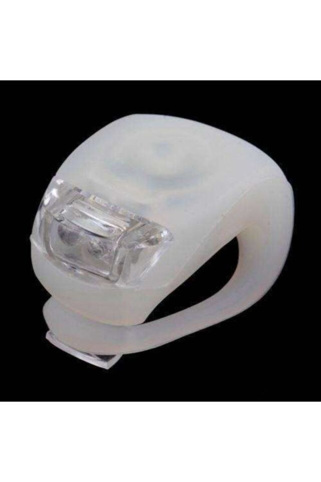Bisiklet Flaşör 3 Fonksiyonlu Silikon Kırmızı Beyaz Set Led Işıklı Silikon Kırmızı Beyaz Set