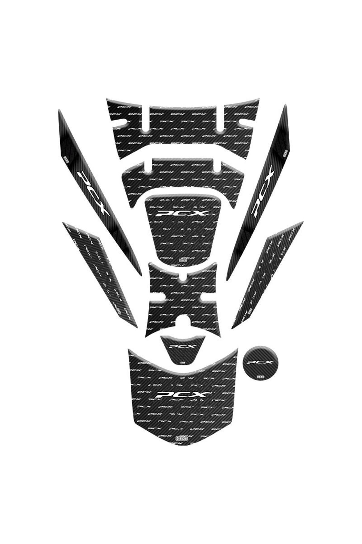 Pcx 2018 - 2020 Uyumlu Tank Pad Set 006