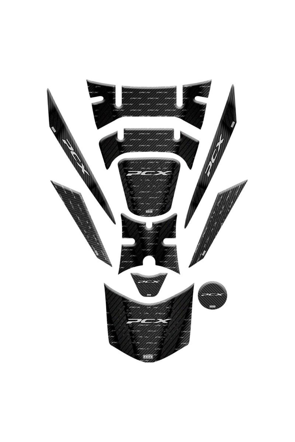 Pcx 2018 - 2020 Uyumlu Tank Pad Set 004
