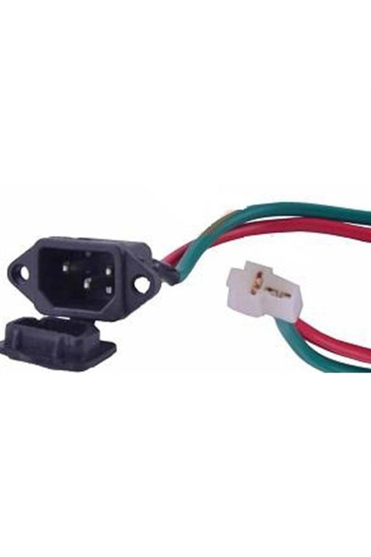 Motosiklet Elektrikli Bisiklet Şarj Bağlantı Giriş Soketi Kapaklı Kablolu